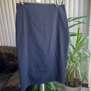 NWT PANIZ Pencil skirt dark navy size 8